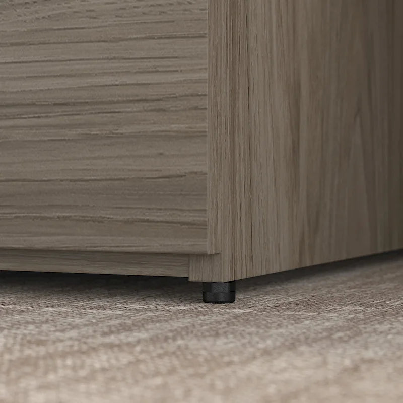 16-Inch 2-Drawer Under-Desk File Cabinet with Lock - Ships Fully Assembled