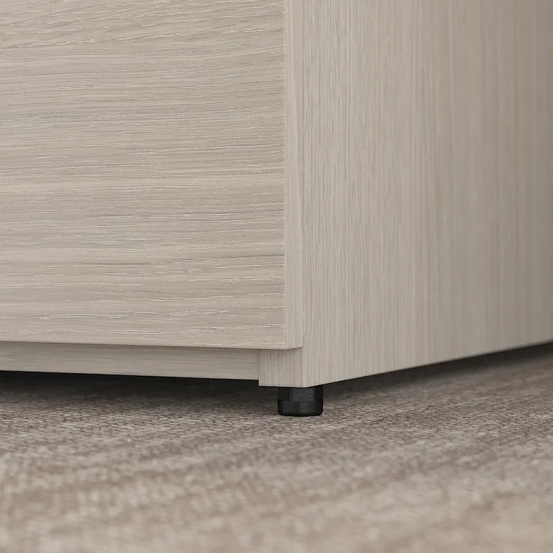 16-Inch 2-Drawer Under-Desk File Cabinet with Lock - Ships Fully Assembled