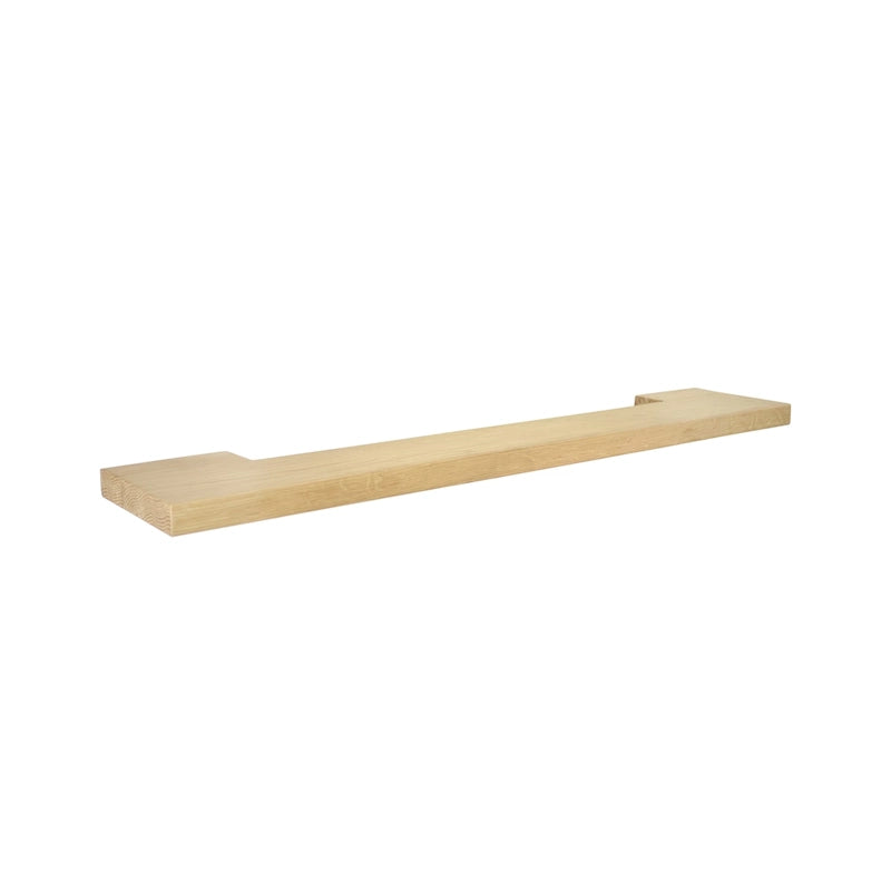 34-Inch Wood Bathroom Wall Shelf with Installation Hardware