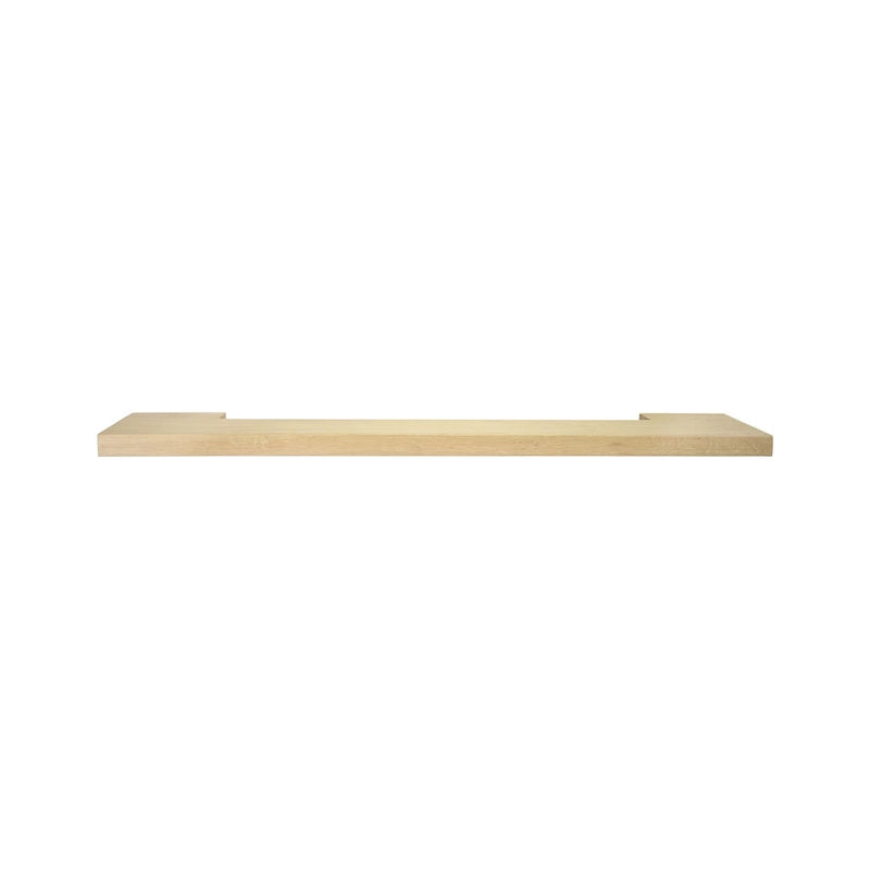 34-Inch Wood Bathroom Wall Shelf with Installation Hardware