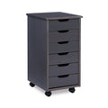 26 Gray Rolling Storage Cabinet with 6 Drawer