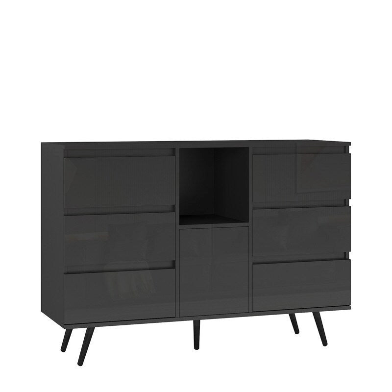 Dressoir Buffelkast met LED-lichtstrip voor woonkamer - 51B x 15,75D x 38,4H