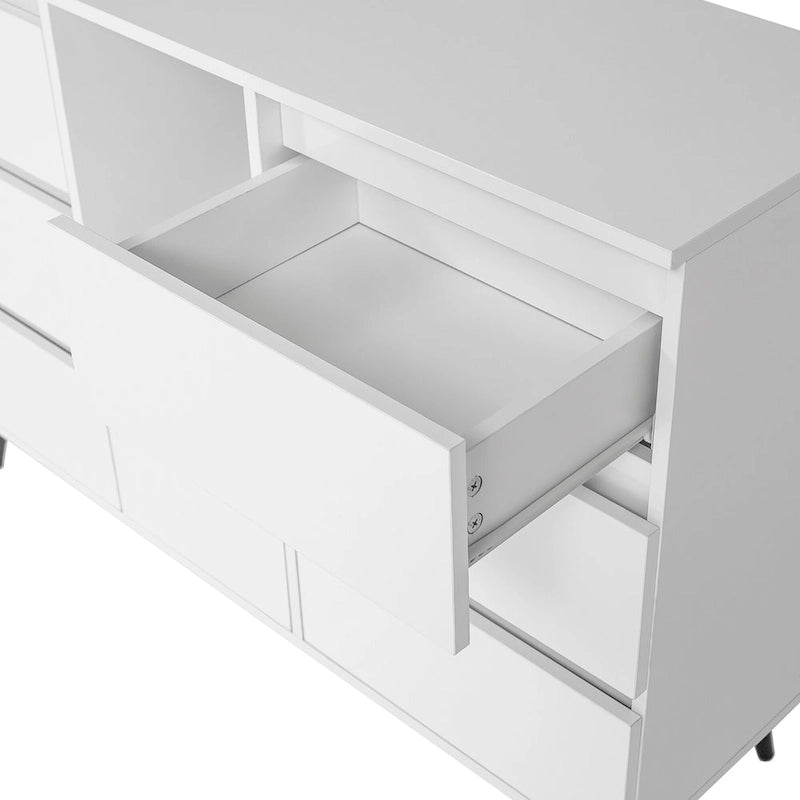 Dressoir Buffelkast met LED-lichtstrip voor woonkamer - 51B x 15,75D x 38,4H
