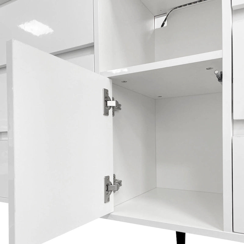 Dressoir Buffelkast met LED-lichtstrip voor woonkamer - 51B x 15,75D x 38,4H