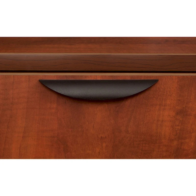 Printer Stand with Fixed Storage Shelf and Drawer - Cherry Finish, 21W x 21D x 29H