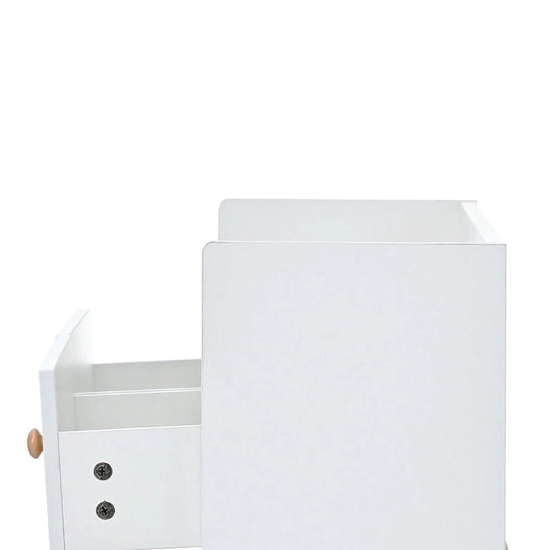 Minimalistische Houten Schoenenkast met Klapladen - 50.71B x 9.42D x 42.52H