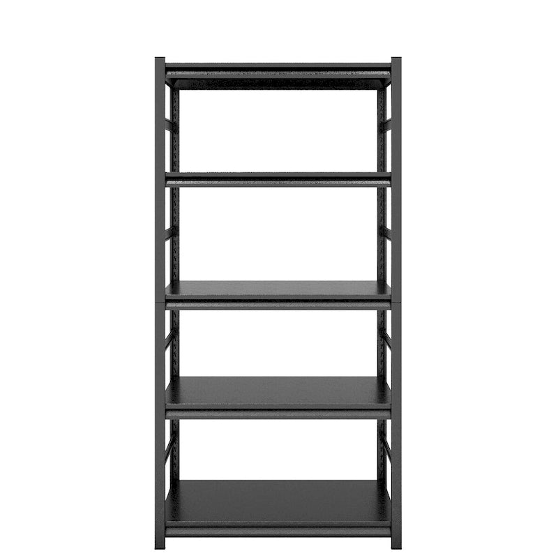 5-Tier Heavy Duty Adjustable Metal Shelving Unit - 2000 lb Capacity, 31W x 63H