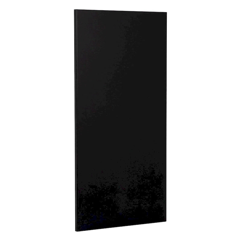 Kitchen Cabinet End Panel with ABS Edgeband - 12W x 24H, Black