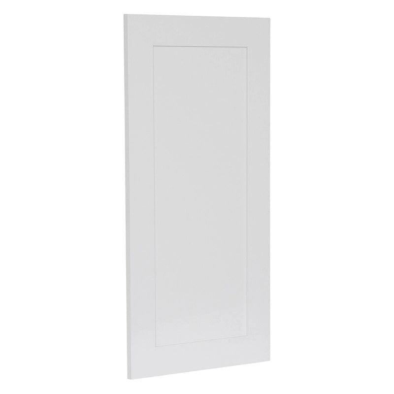 Kitchen Cabinet End Panel with ABS Edgeband - 12W x 24H, Black