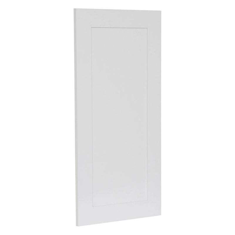 Keukenkast Zijpaneel met ABS Stootrand - 12B x 24H, Zwart