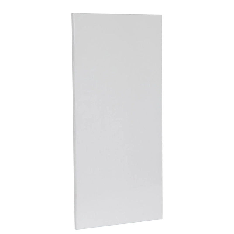 Keukenkast Zijpaneel met ABS Stootrand - 12B x 24H, Zwart