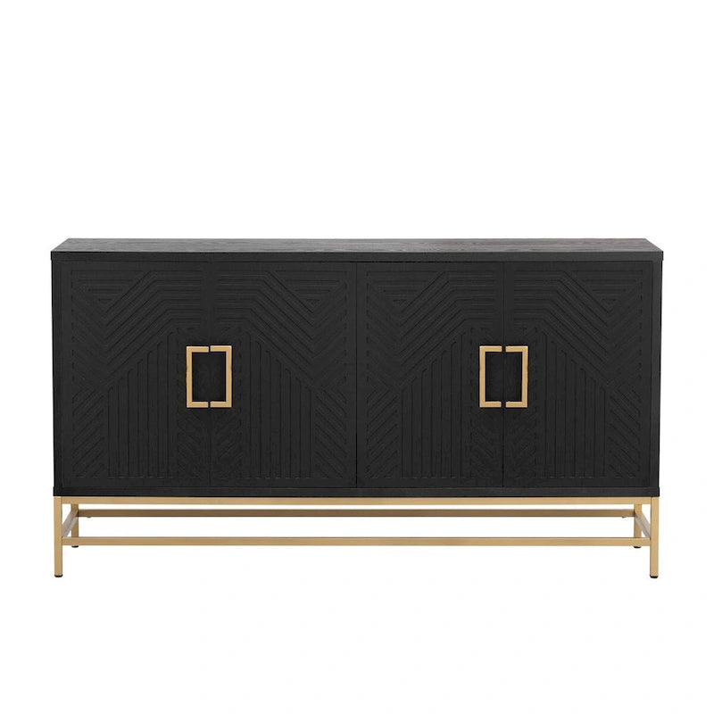 Retro Style Sideboard with Adjustable Shelves