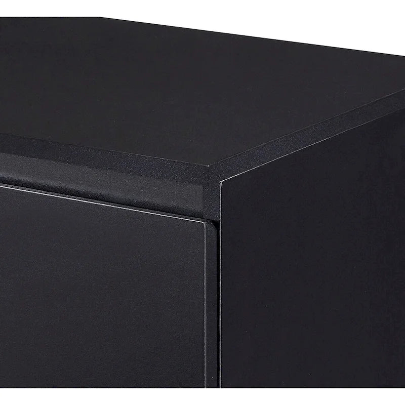 2-Deurs Minimalistische Dressoirkast met Gouden Poten - 100L x 40B x 73H