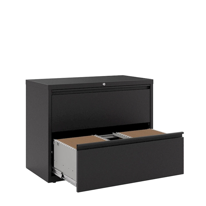 36-Inch 2-Drawer Metal Lateral File Cabinet for Home and Office