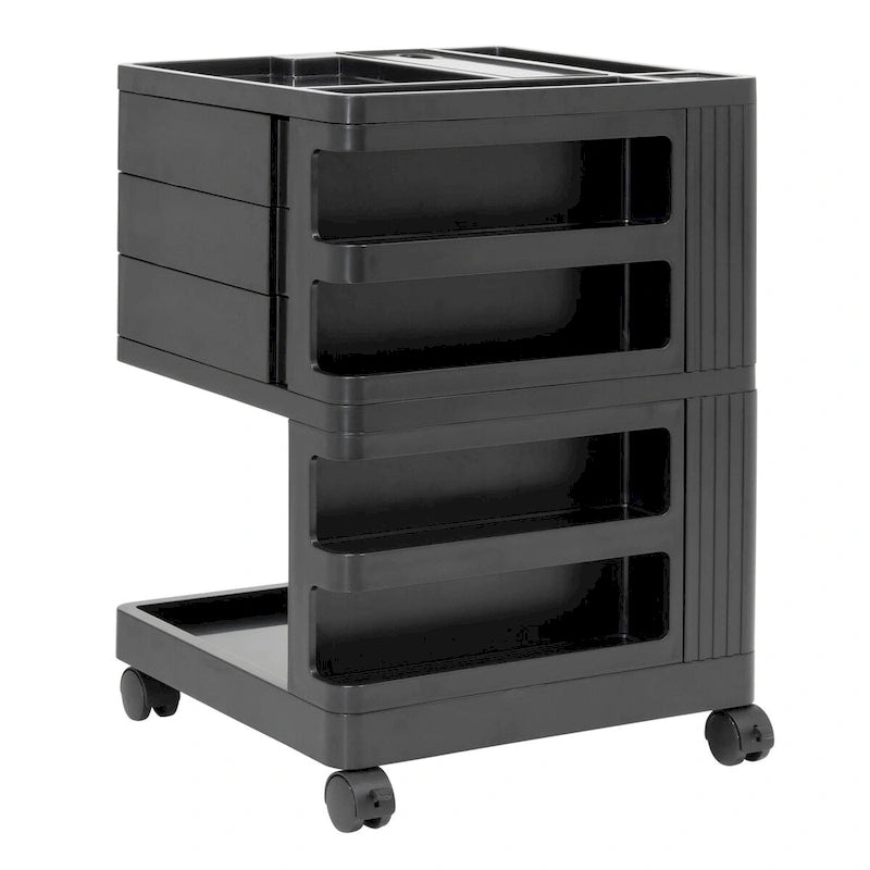 18x18x26 Mobile Rotating 4-Sided Art and Craft Storage Cart