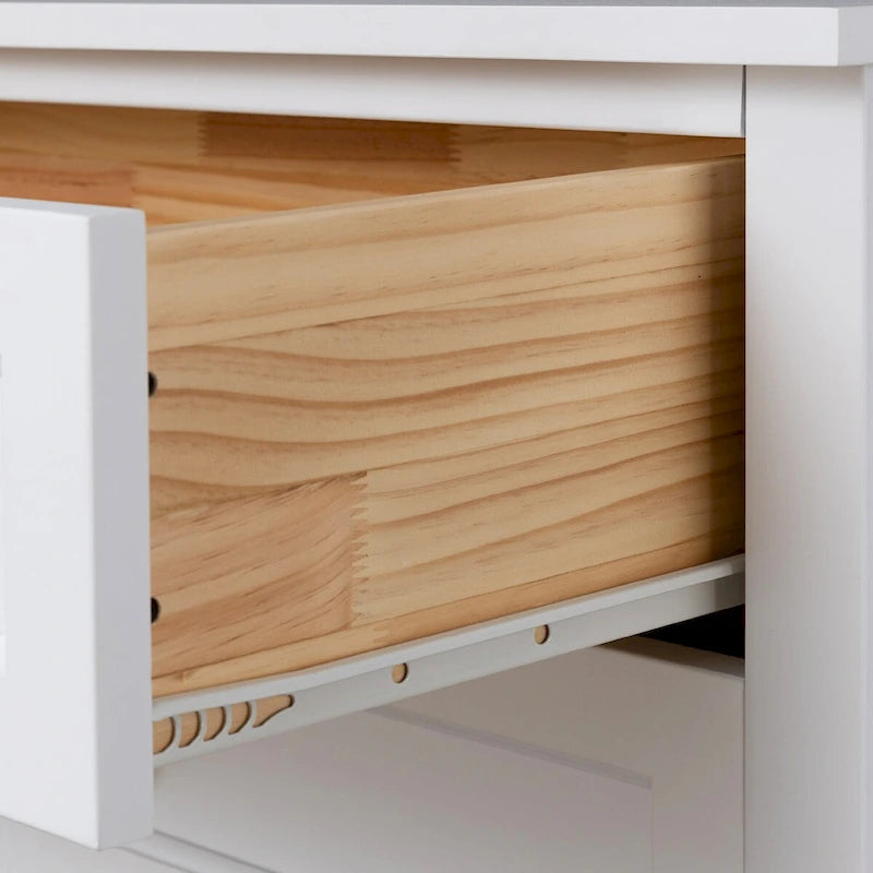 Massief Houten Gespoten Ladenkast - 96 cm B x 45 cm D x 108 cm H, 72.5 kg Capaciteit