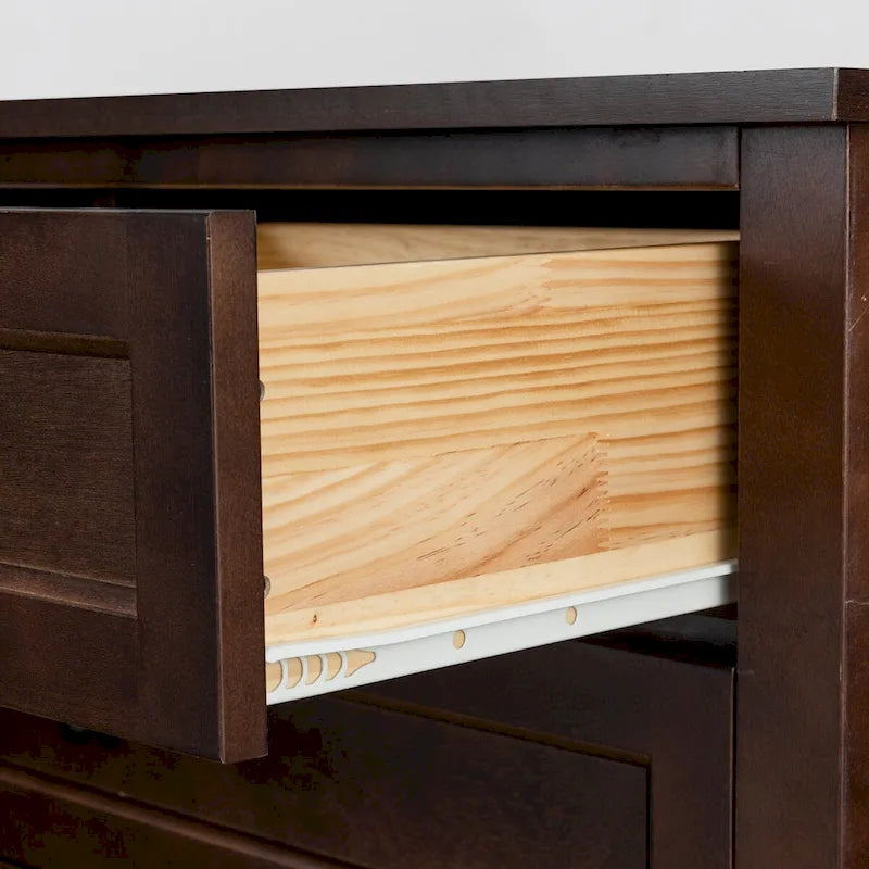 Massief Houten Gespoten Ladenkast - 96 cm B x 45 cm D x 108 cm H, 72.5 kg Capaciteit