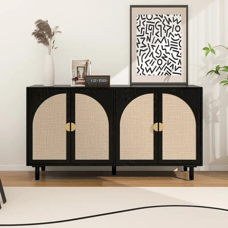 4 Door Cabinet,for Bedroom,Living Room,Study