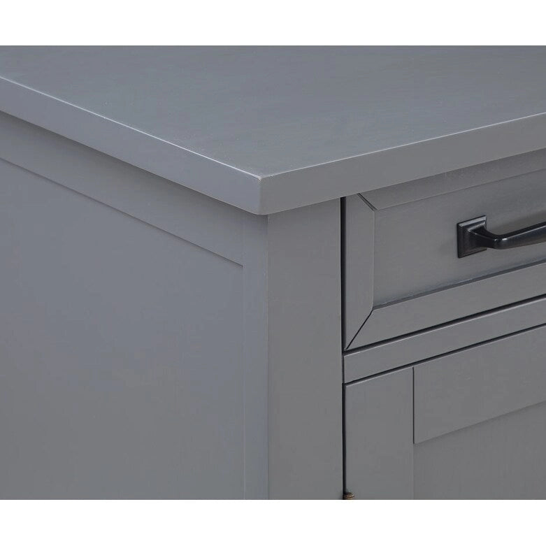 Wijnkast met verwijderbaar wijnrek, laden met viltbekleding en kabelmanagement - 132B x 46D x 91H