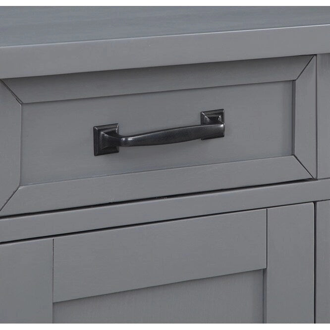 Wijnkast met verwijderbaar wijnrek, laden met viltbekleding en kabelmanagement - 132B x 46D x 91H