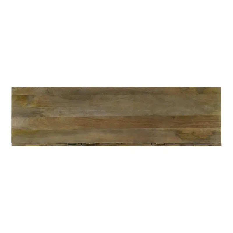 Mangohout Dressoir met 3 Deuren - 163B x 46D x 76H, Bruin