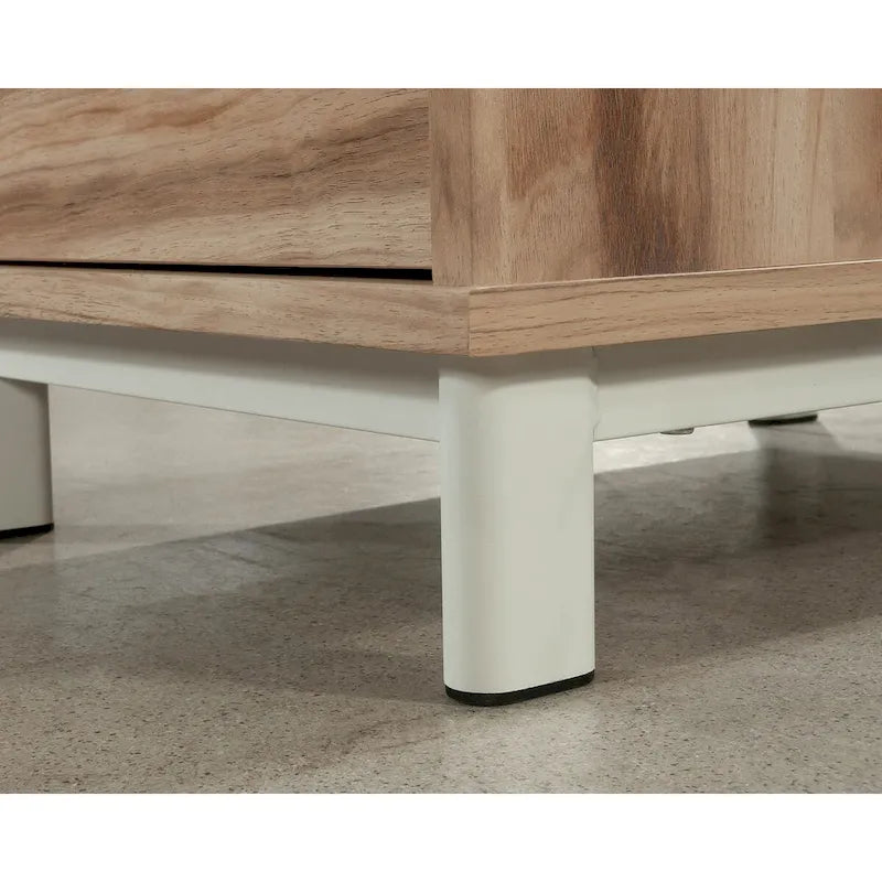 Archiefkast met 2 laden, verhoogde plank en kabelbeheer - Kiln Acacia