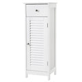 Badkamervloerkast met Louvredeuren en Lades - 32B x 30D x 87H cm